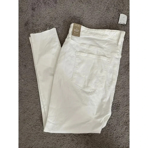 Madewell Mid Rise Skinny Jeans Button Fly White Women’s 36” NWT - Picture 3 of 8